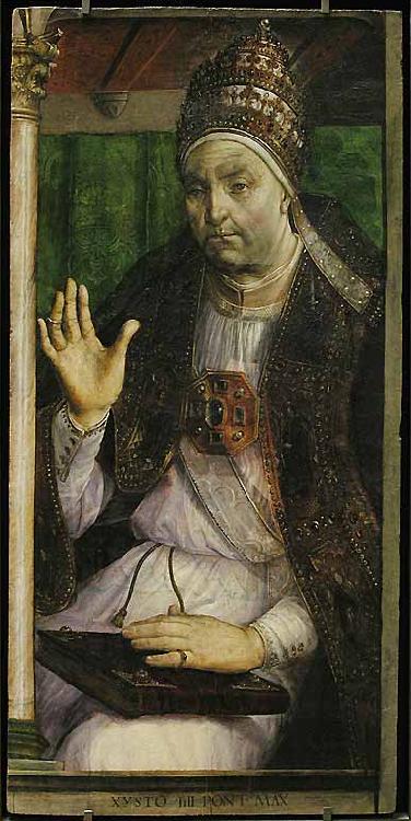 Justus van Gent Pope Sixtus IV oil painting picture